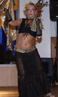 Athiná mit Asian-tribal-Fusion bei der Orientparty in Erfurt im Juni 2012